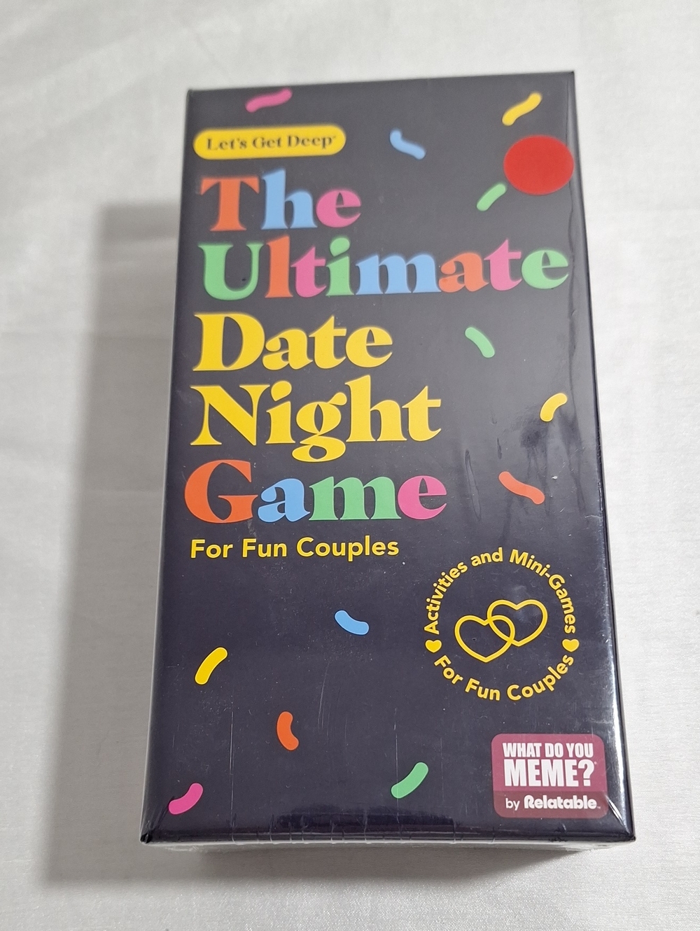 The Ultimate Date Night Game - Black Box with Multicolor Lettering